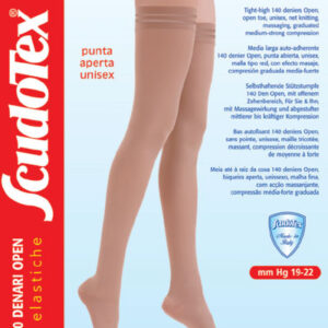 Autoreggente 140 den scudotex art 589 (mm Hg 19-22) punta aperta