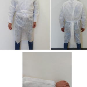 Camice TNT bianco idrorepellente (10 pezzi)