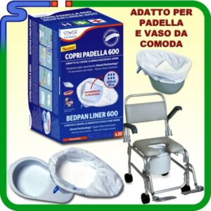 Sacchetto igienico per Sedia Comoda/padella 20 pezzi