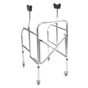 Deambulatore pieghevole con appoggio sottoascellare