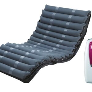 Materasso antidecubito ad elementi intercambiabili e compressore